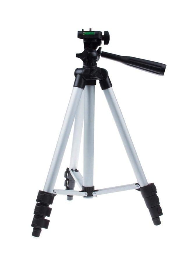 Universal Adjustable Tripod Stand Support Silver/Black