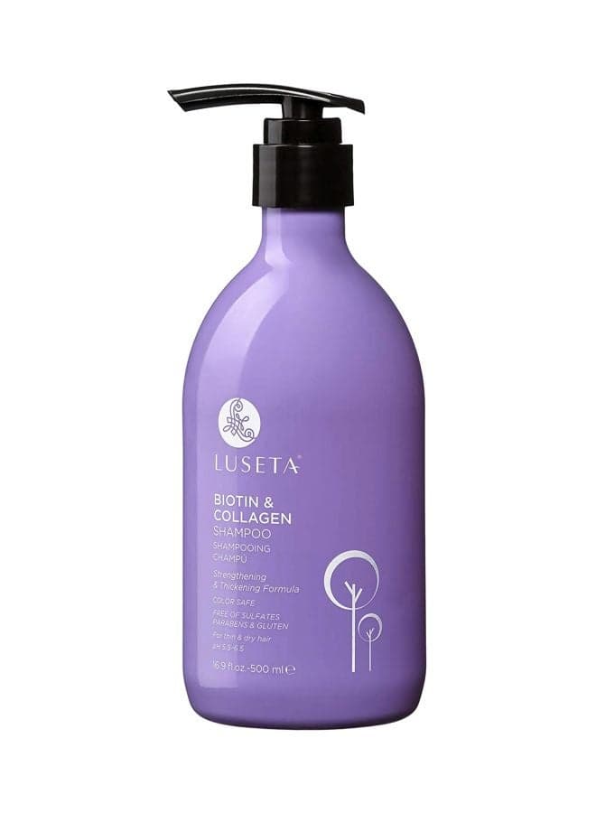 Biotin And Collagen Shampoo Thickening For Hair Loss And Fast Hair Growth