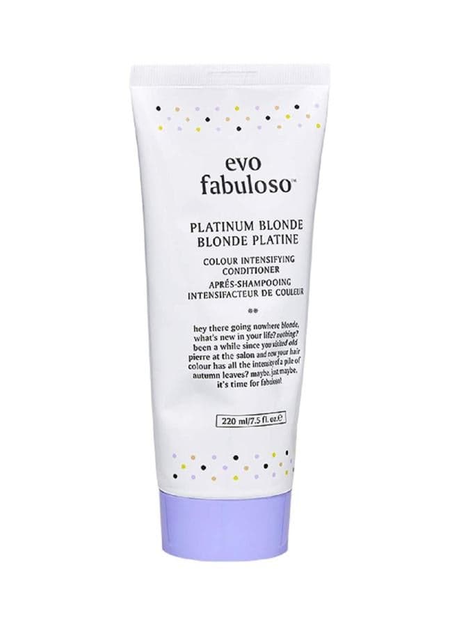 Fabuloso Colour Intensifying Conditioner Platinum Blonde 220ml
