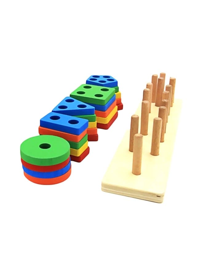 Geometric Sorting Board Educational Game Set FSH-27