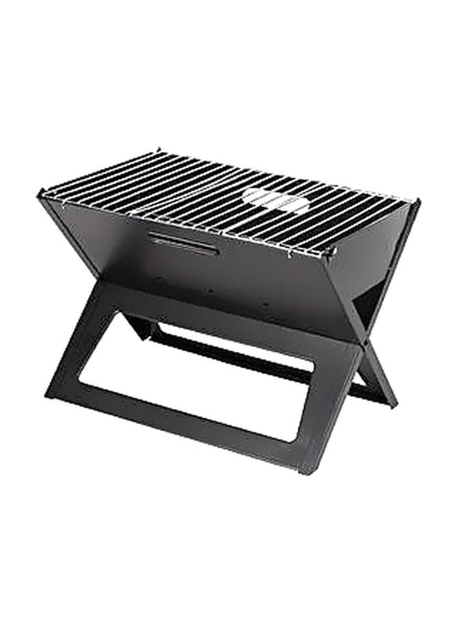 Portable Grill Black/Silver 40cm