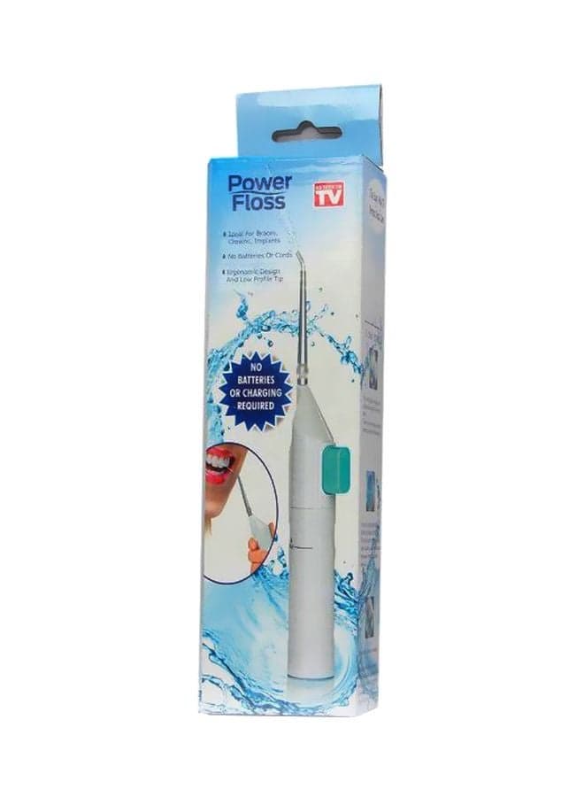 Portable Dental Floss Water Jet White/Blue