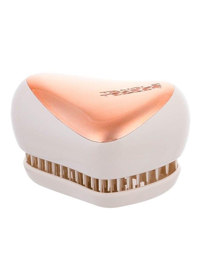 Compact Styler Detangling Hair Brush Rose Gold