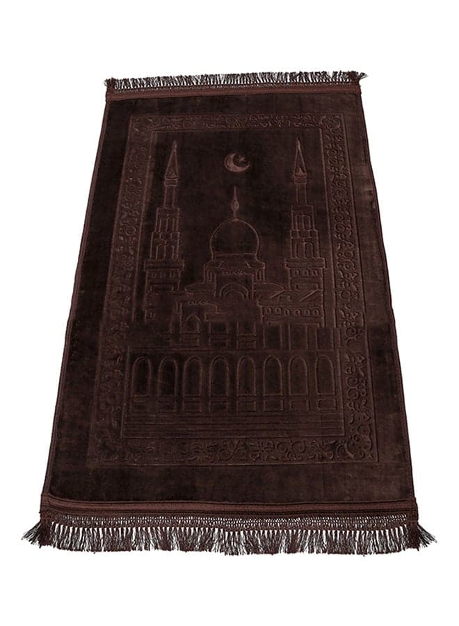 Anti-Skidding Prayer Mat Brown 40x60cm