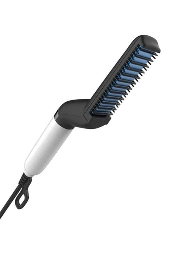 Beard Straightening Comb Black/White