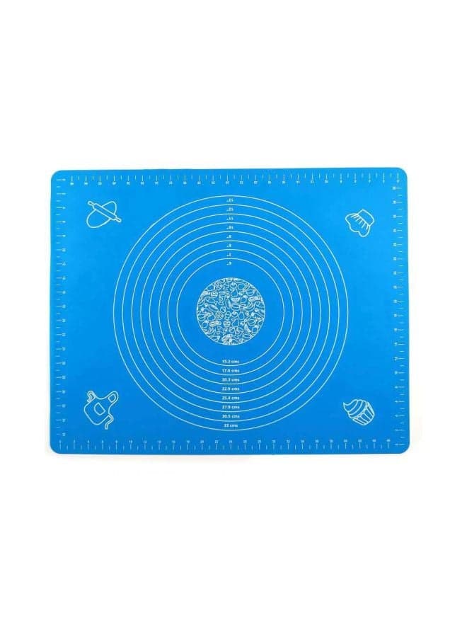 Silicone Baking Mat Blue/White 50x40cm