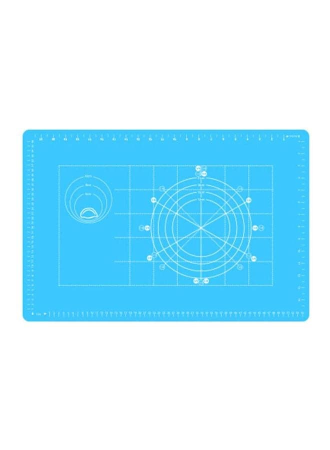 Silicone Baking Mat Blue/White 60x40cm