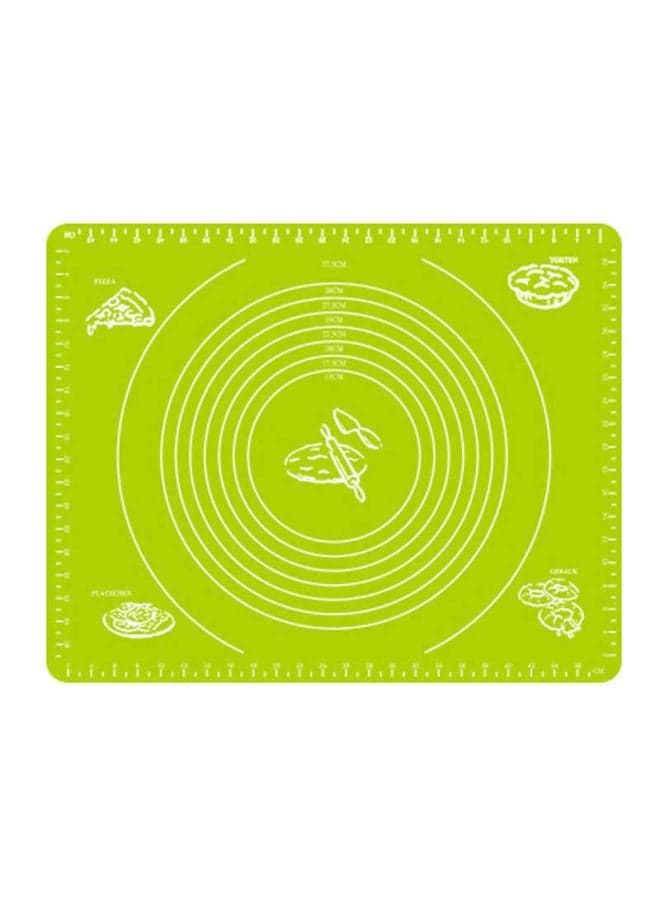 Silicone Baking Mat Green/White 50x40cm