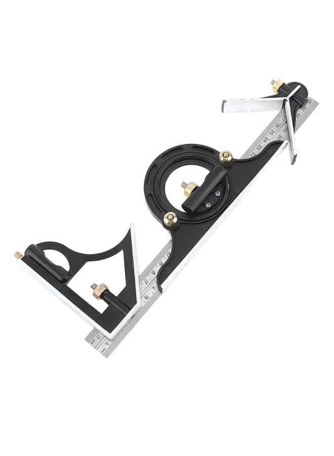 Combination Square Ruler Silver/Black