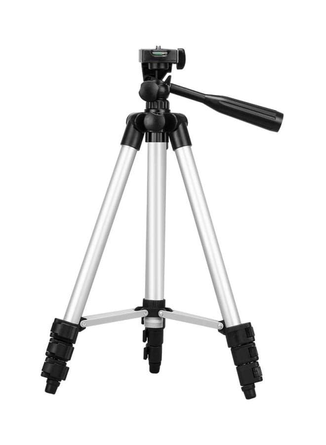 Portable Tripod Stand Silver/Black
