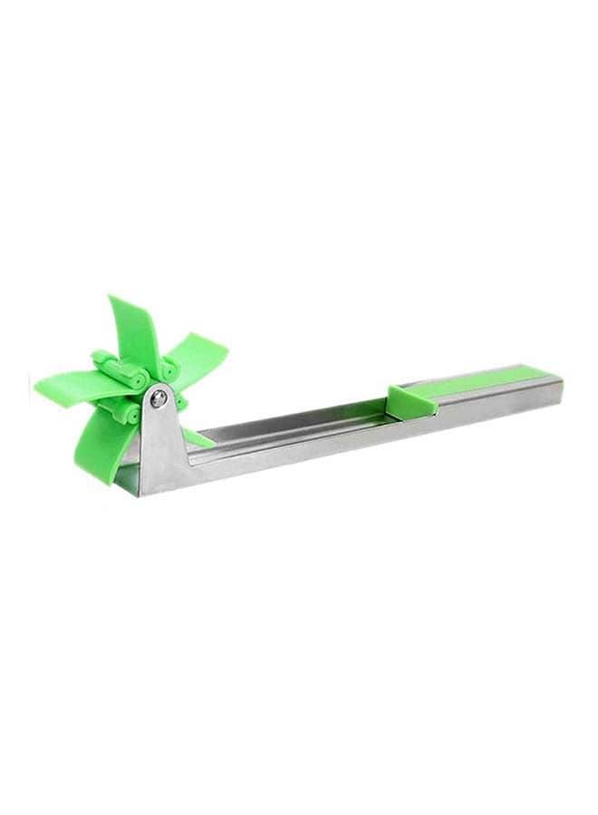 Steel Watermelon Windmill Cutter Slicer Green 4x7x29cm