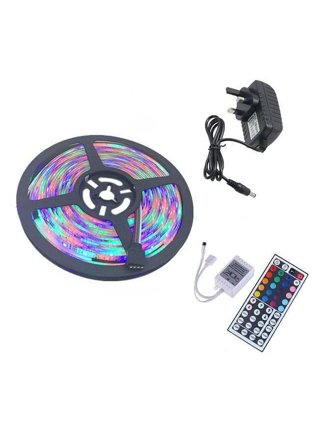 Waterproof RGB LED Light Strip 24Key Remote Control Black/White