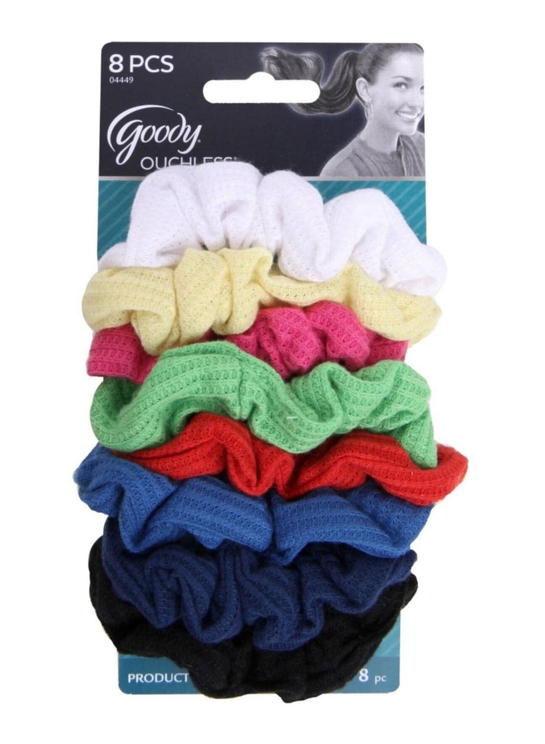 8-Piece Ouchless Chouchoux Scrunchies Elastic Set Multicolour