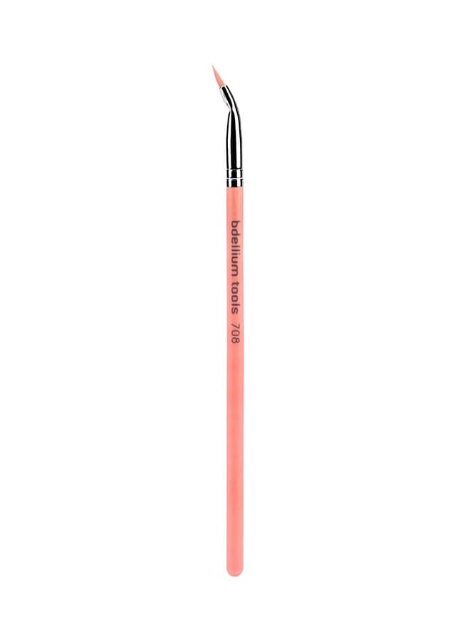 Professional Bambu Series Bent Eyeliner Brush- 708 Pink
