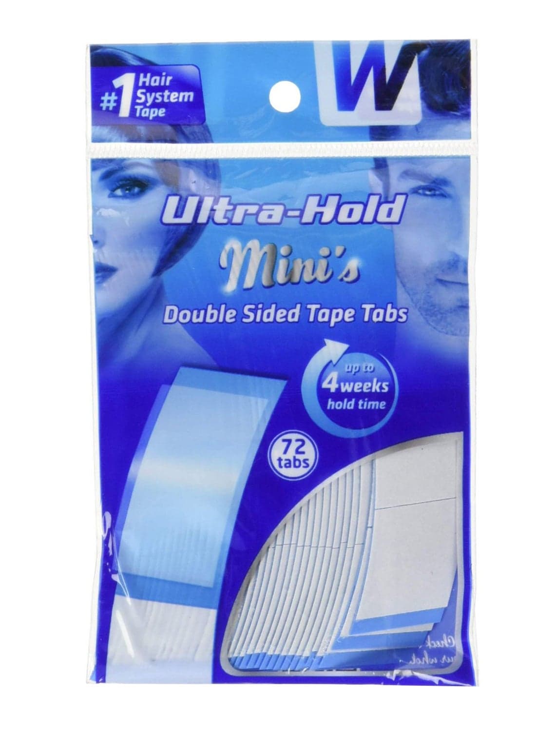 72-Piece Ultra Hold Mini Tabs Tape Set Clear