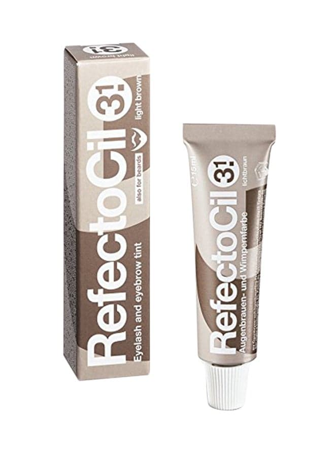 Eyebrow Eyelash Hair Dye Cream Light Brown