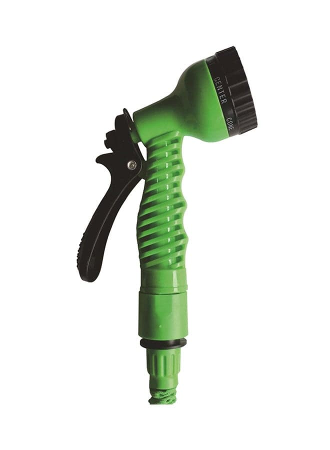 Garden Watering Telescopic Pipe With Spray Gun Green/Black 100feet
