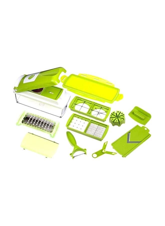 Multifunction Vegetable And Fruit Slicer Green/White