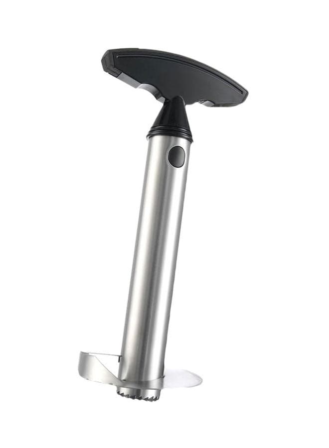 Pineapple Corer Slicer Silver/Black 25x11x9cm