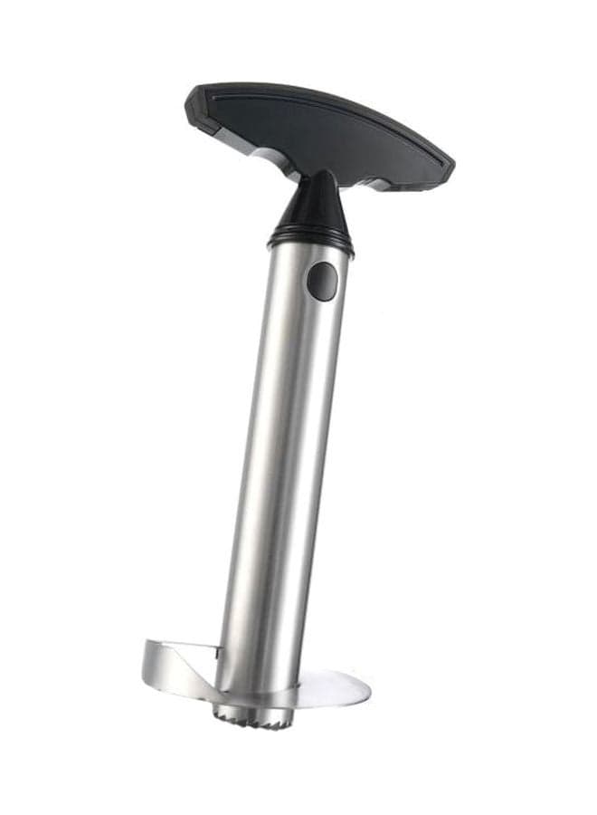 Stainless Steel Pineapple Corer Silver/Black