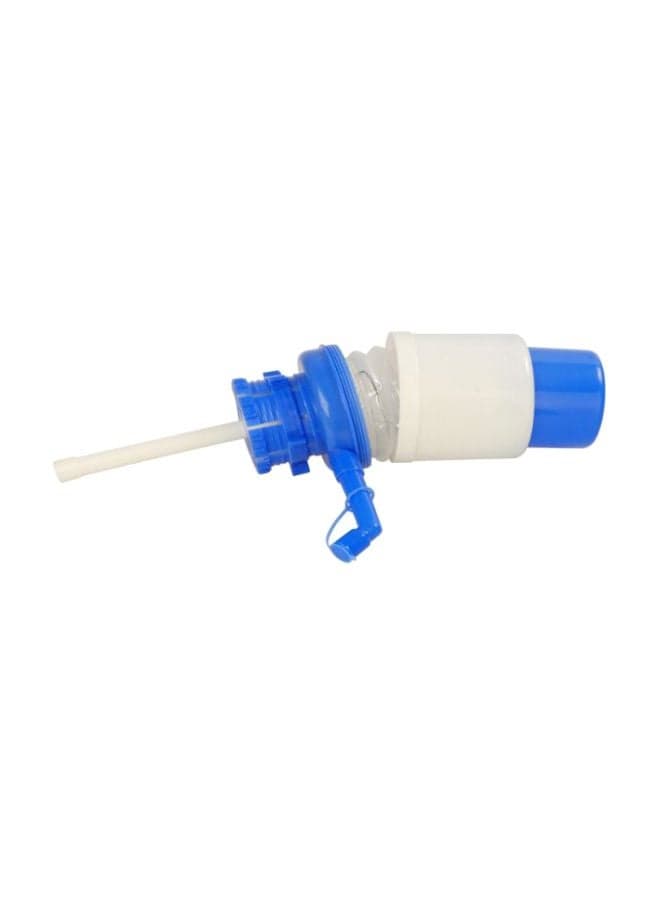 Hand Press Drinking Water Dispenser Blue/White