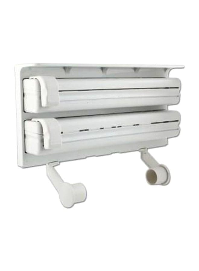 Triple Paper Dispenser White