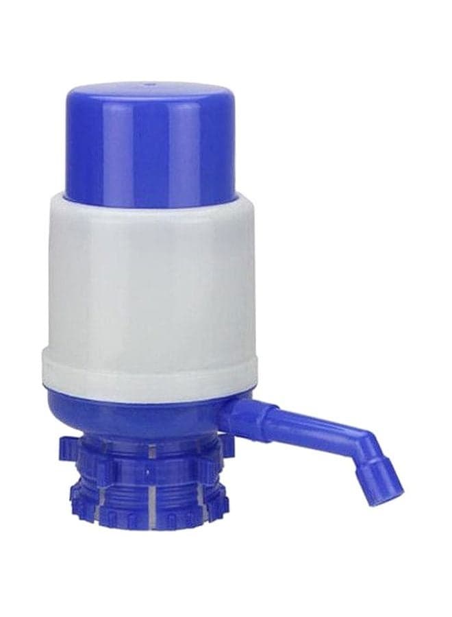 Hand Press Drinking Water Dispenser Blue/White