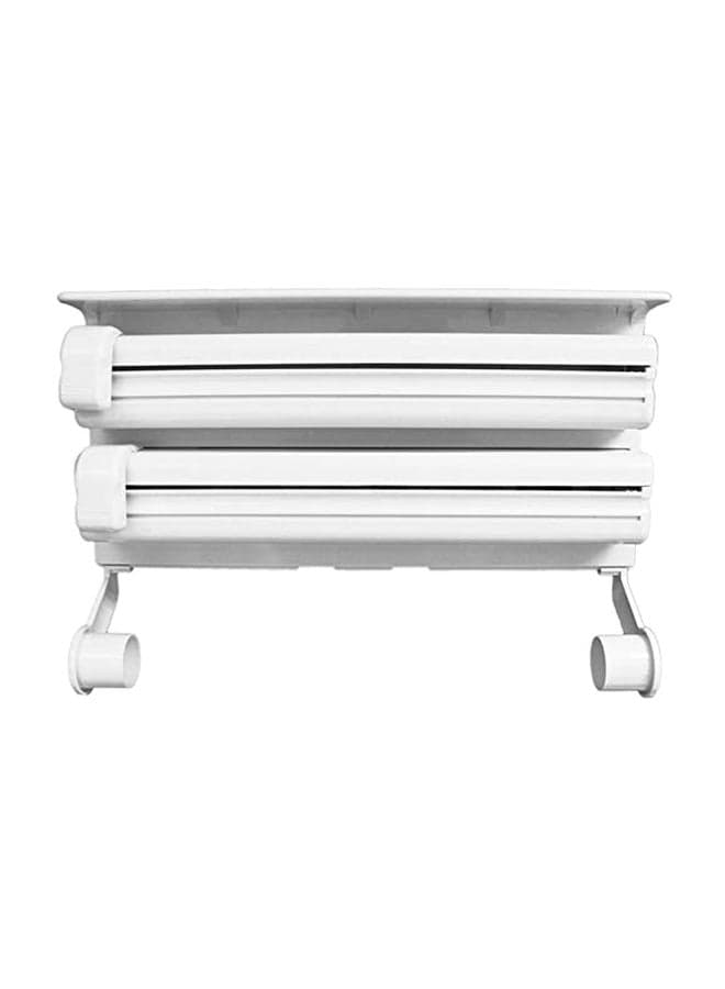 Kitchen Triple Paper Dispenser White