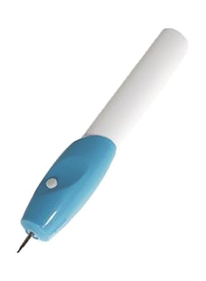 Electric Engraver White/Blue