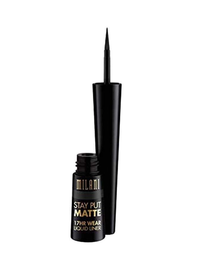 Stay Put Matte Liquid Liner Black