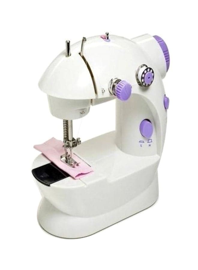 4-In-1 Mini Sewing Machine White/Purple 2245 White/Purple