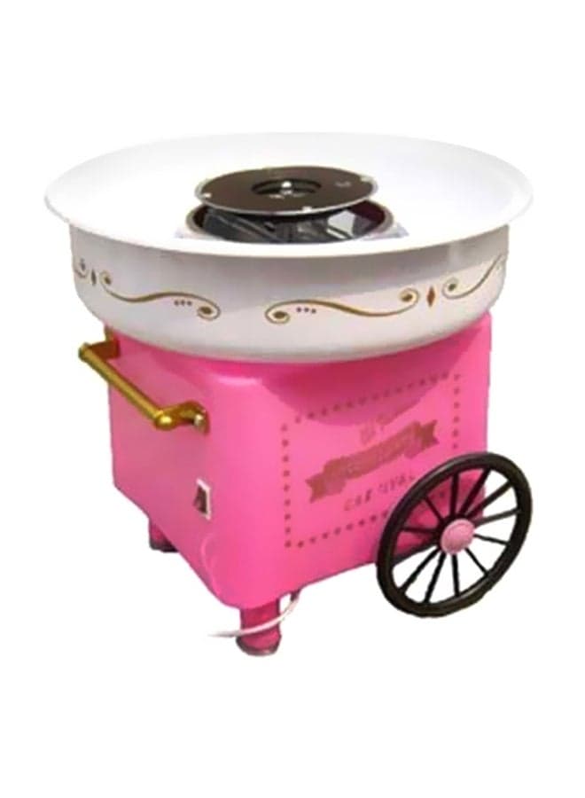 Portable Cotton Candy Maker 500W 2724293725171 Pink/White/Black