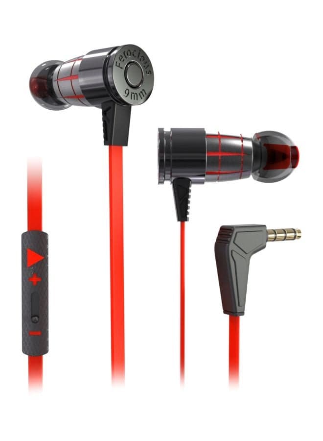 G25 In-Ear Earphones With Mic Red/Black