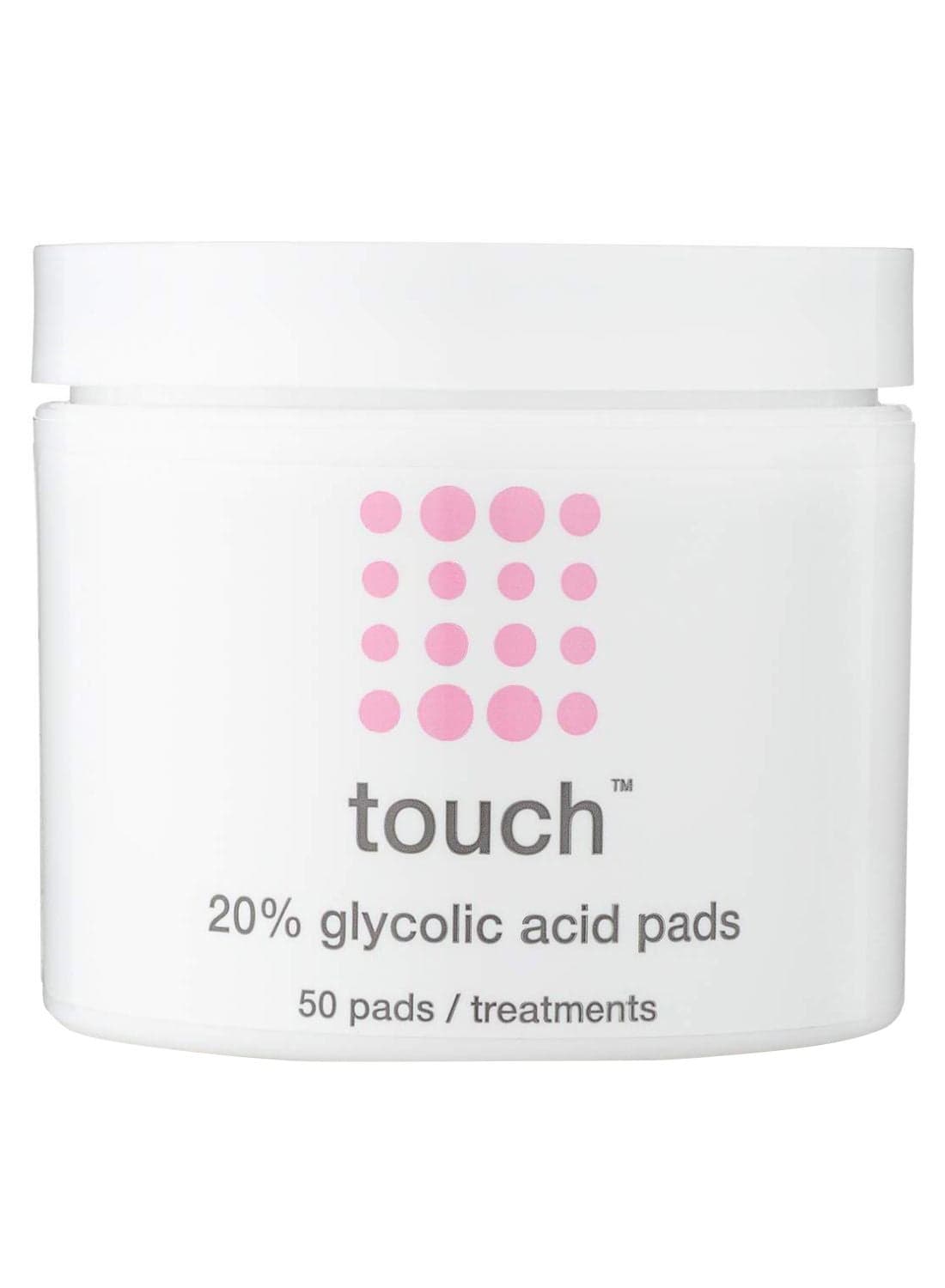 50-Piece Exfoliating And Resurfacing AHA Peel Face Wipes Set White 2.5X2.75X2.75inch