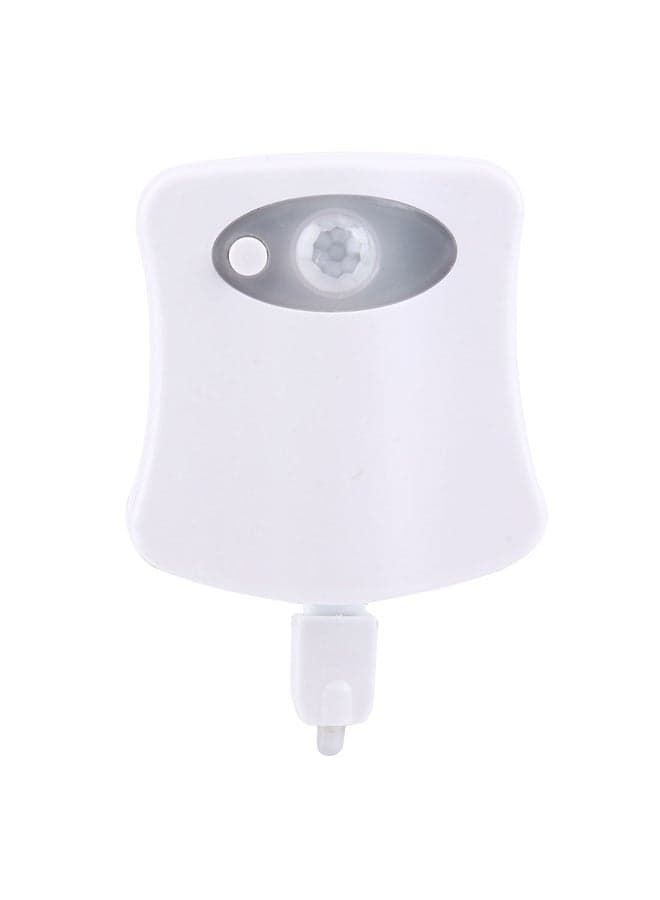 LED Toilet Seat Cover Lightbowl Light Lamp White 16x10x4cm