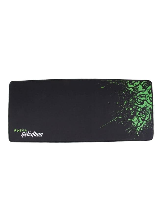 Goliathus Pattern Keyboard Mouse Pad Black/Green