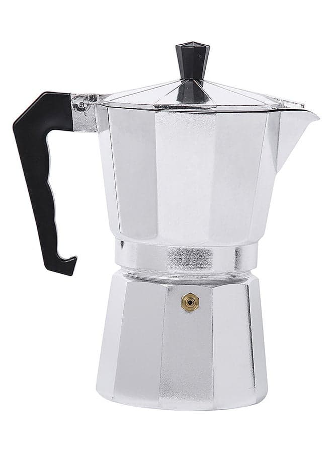 Percolator Coffee Maker Pot Silver/Black