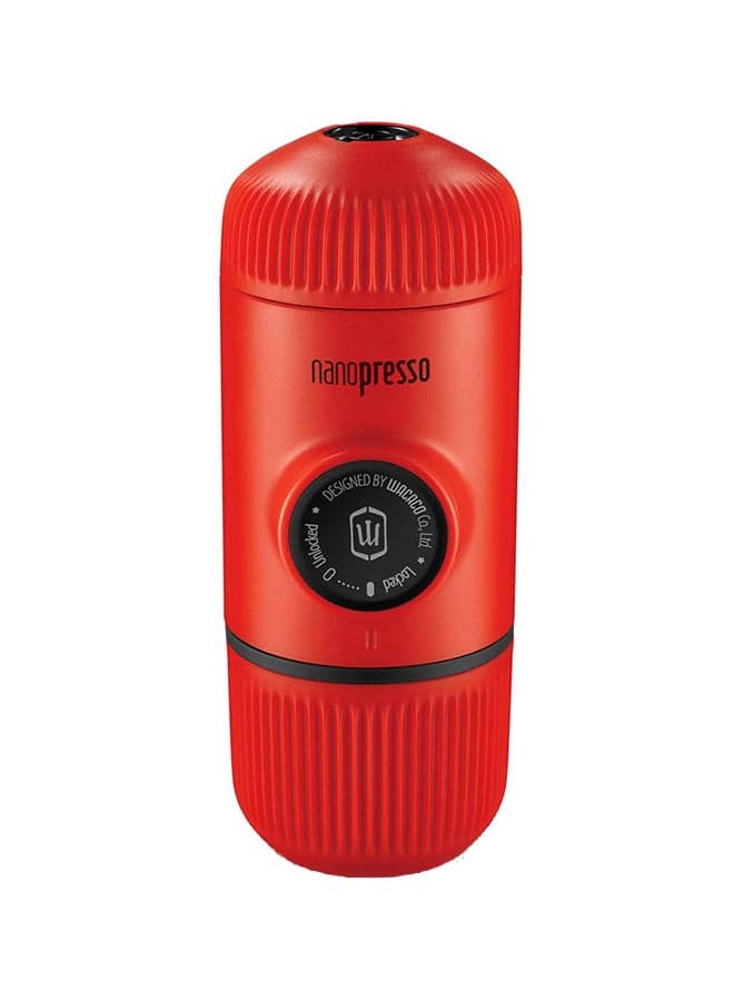 Nanopresso Portable Espresso Maker with Protective Case Lava Red Lava Red