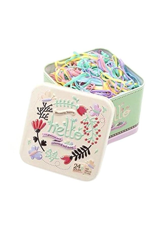700-Piece Elastic Hair Bands Multicolour