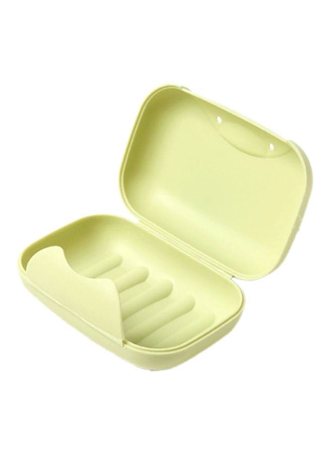 Leakproof Soap Dish Box Multicolour 12x7.5x4.4cm