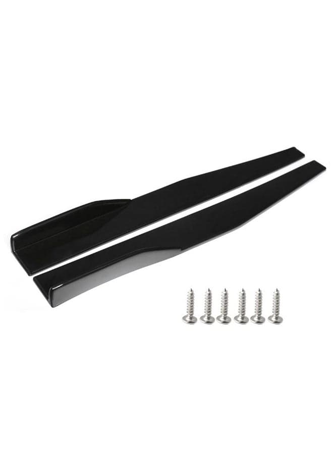 2-Piece Universal Car Wings Side Skirt Set