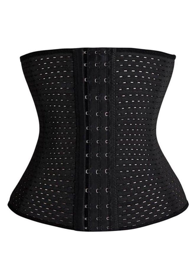 Three-Row Buckle Hollow Body Shaper Belt XS