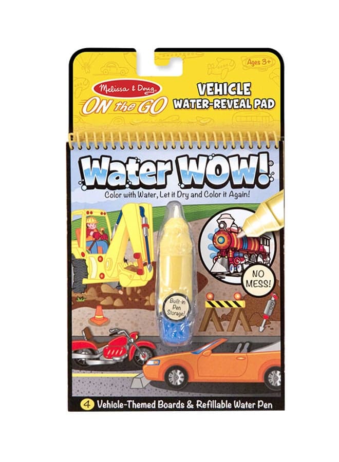 Vehicle Water-Reveal Pad With Magic Pen Multicolor