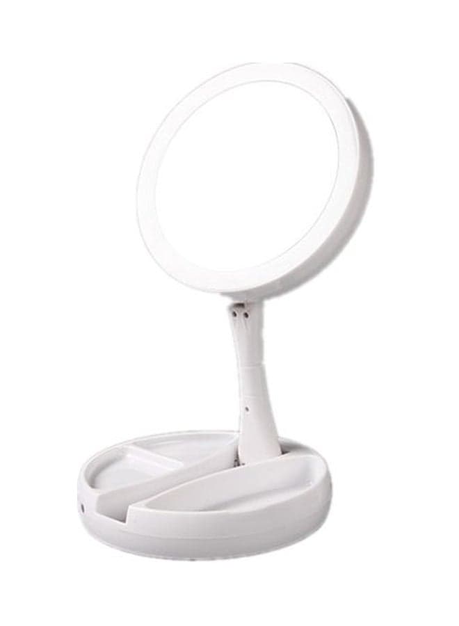 My Foldaway Mirror White/Silver