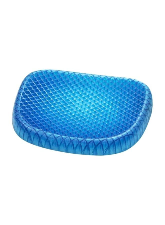 Seat Support Gel Cushion Blue 15.5 x 14 x 1.5inch