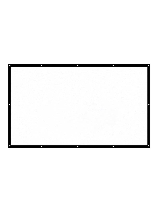150-Inch Foldable Projector HD Screen H150 White