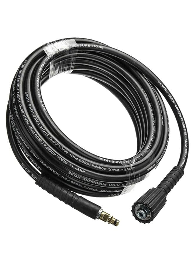 High Pressure Water Cleaning Hose Black 6meter