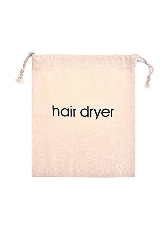 Cotton Hair Dryer Bag Beige