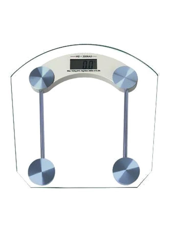 Digital LCD Weighing Scale Machine Clear/White/Silver
