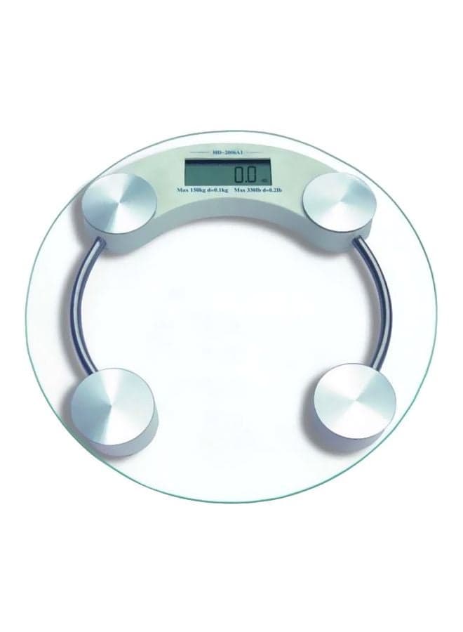 Digital Weighing Scale 150kg BB15 Clear/White/Silver